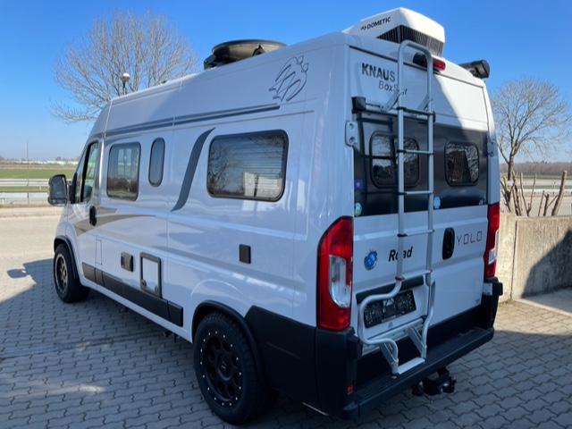 Wohnmobilumbau: Heckleiter
